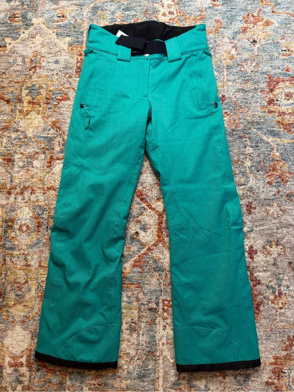 Women’s Teal Ski Pants - Teal Snow Performance Pants